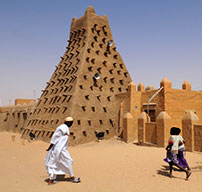 On the main street of Timbuktu