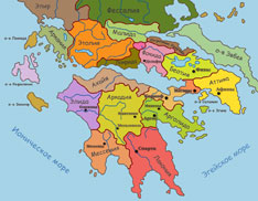 Пелопоннес и Центральная Греция в древности