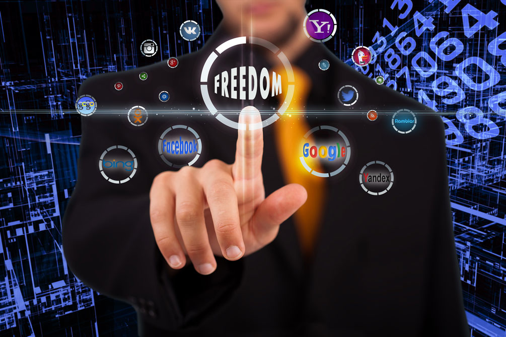 Human will strive for freedom and in the Virtual World