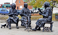 Uryupinsk old women spun yarn